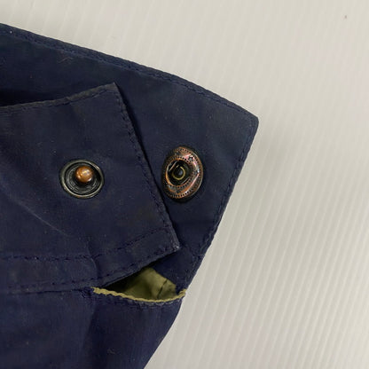 【現状渡し品】【メンズ】 STUSSY ステューシー NYLON JACKET ナイロンジャケット ライトアウター フルジップ 紺タグ 142-251217-ts-02-tei サイズ：M カラー：ネイビー 万代Net店