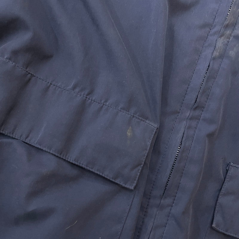 【現状渡し品】【メンズ】 STUSSY ステューシー NYLON JACKET ナイロンジャケット ライトアウター フルジップ 紺タグ 142-251217-ts-02-tei サイズ：M カラー：ネイビー 万代Net店