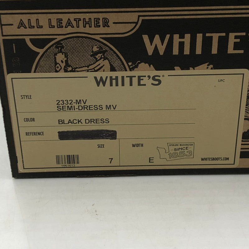 【中古品】【メンズ】 WHITE'S BOOTS ホワイツブーツ SEMI-DRESS BOOTS 2332MV セミドレス ブーツ 靴 164-251103-yy-01-tei サイズ：7 カラー：ブラック 万代Net店