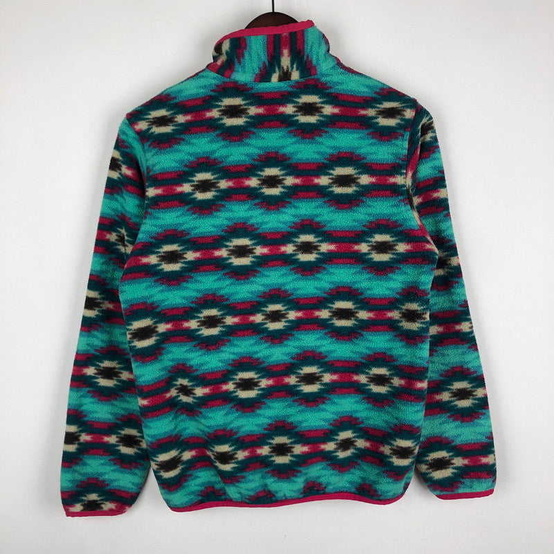 【中古品】【レディース】 patagonia パタゴニア SYNCHILLA SNAP-T PULLOVER 25455FA15 シンチラ スナップT プルオーバー ライトアウター フリースジャケット 144-251007-yo-16-fuz サイズ：WOMEN S カラー：総柄 万代Net店