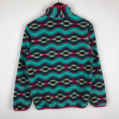 【中古品】【レディース】 patagonia パタゴニア SYNCHILLA SNAP-T PULLOVER 25455FA15 シンチラ スナップT プルオーバー ライトアウター フリースジャケット 144-251007-yo-16-fuz サイズ：WOMEN S カラー：総柄 万代Net店