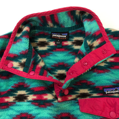【中古品】【レディース】 patagonia パタゴニア SYNCHILLA SNAP-T PULLOVER 25455FA15 シンチラ スナップT プルオーバー ライトアウター フリースジャケット 144-251007-yo-16-fuz サイズ：WOMEN S カラー：総柄 万代Net店
