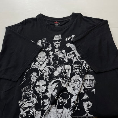 【中古品】【メンズ】 ICEDOUT アイスアウト PANTAL ADVISORY TEE アドバイザリー Tシャツ 半袖 トップス ラッパー 145-260801-sa-08-tei サイズ：4XL カラー：ブラック 万代Net店