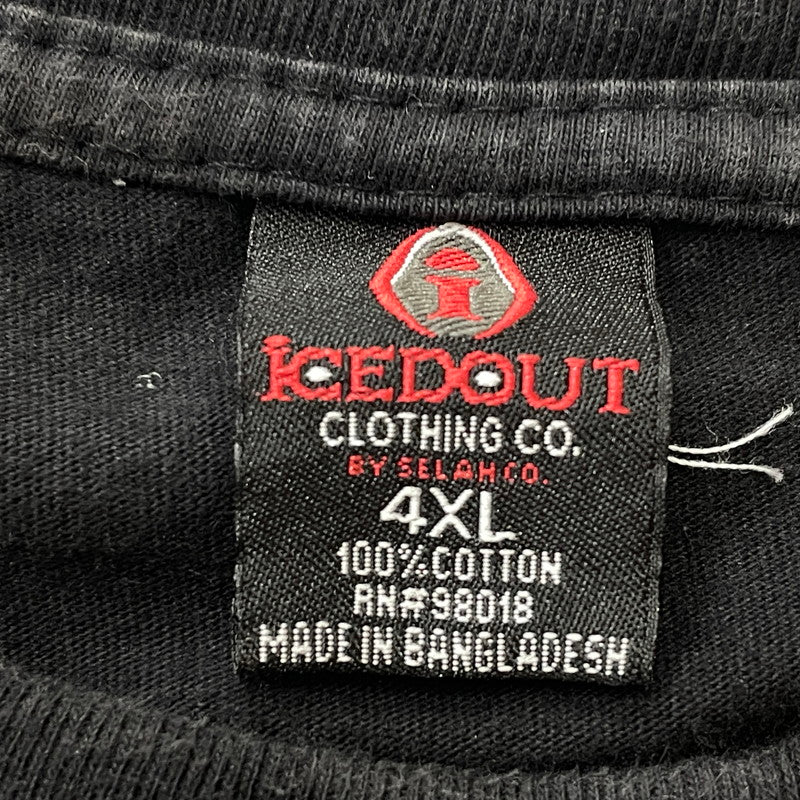 【中古品】【メンズ】 ICEDOUT アイスアウト PANTAL ADVISORY TEE アドバイザリー Tシャツ 半袖 トップス ラッパー 145-260801-sa-08-tei サイズ：4XL カラー：ブラック 万代Net店
