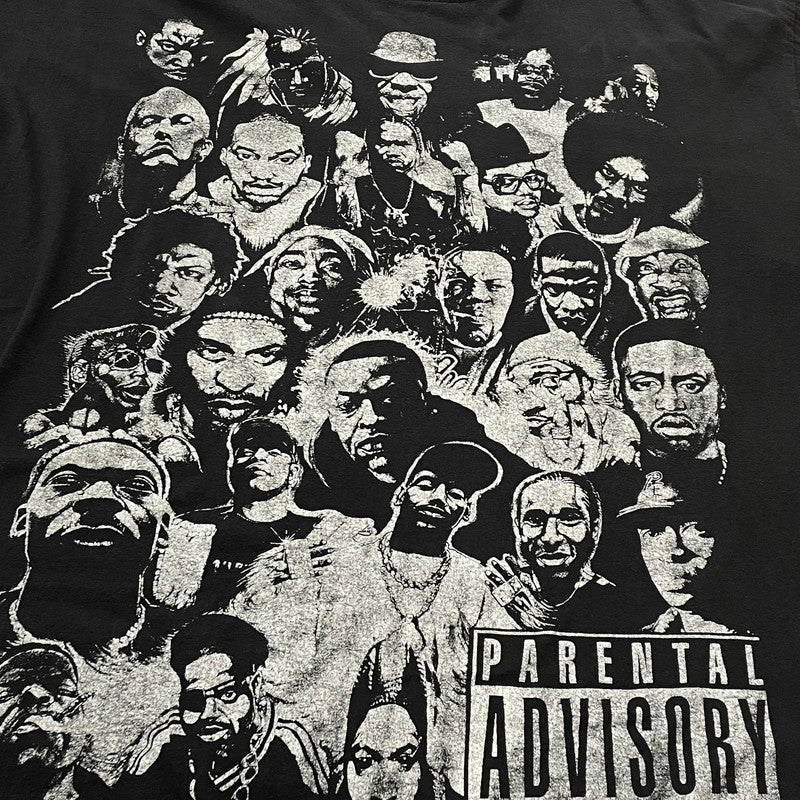 【中古品】【メンズ】 ICEDOUT アイスアウト PANTAL ADVISORY TEE アドバイザリー Tシャツ 半袖 トップス ラッパー 145-260801-sa-08-tei サイズ：4XL カラー：ブラック 万代Net店