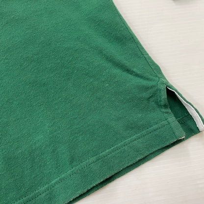 【中古品】【メンズ】 Champion チャンピオン 90's LOGO L/S SHIRT 90年代 ロゴ ロングスリーブ シャツ 長袖 トップス 青タグ 145-251229-yo-02-fuz サイズ：L カラー：グリーン 万代Net店