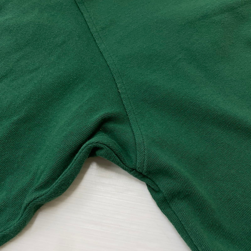 【中古品】【メンズ】 Champion チャンピオン 90's LOGO L/S SHIRT 90年代 ロゴ ロングスリーブ シャツ 長袖 トップス 青タグ 145-251229-yo-02-fuz サイズ：L カラー：グリーン 万代Net店