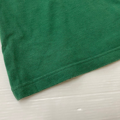 【中古品】【メンズ】 Champion チャンピオン 90's LOGO L/S SHIRT 90年代 ロゴ ロングスリーブ シャツ 長袖 トップス 青タグ 145-251229-yo-02-fuz サイズ：L カラー：グリーン 万代Net店