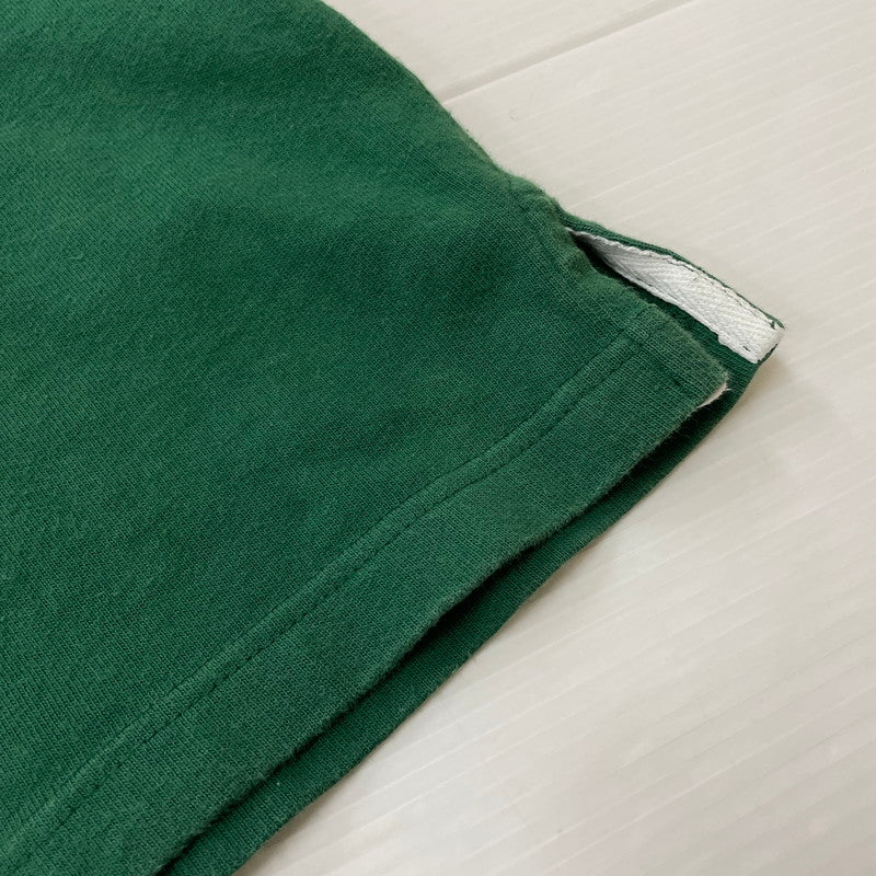 【中古品】【メンズ】 Champion チャンピオン 90's LOGO L/S SHIRT 90年代 ロゴ ロングスリーブ シャツ 長袖 トップス 青タグ 145-251229-yo-02-fuz サイズ：L カラー：グリーン 万代Net店