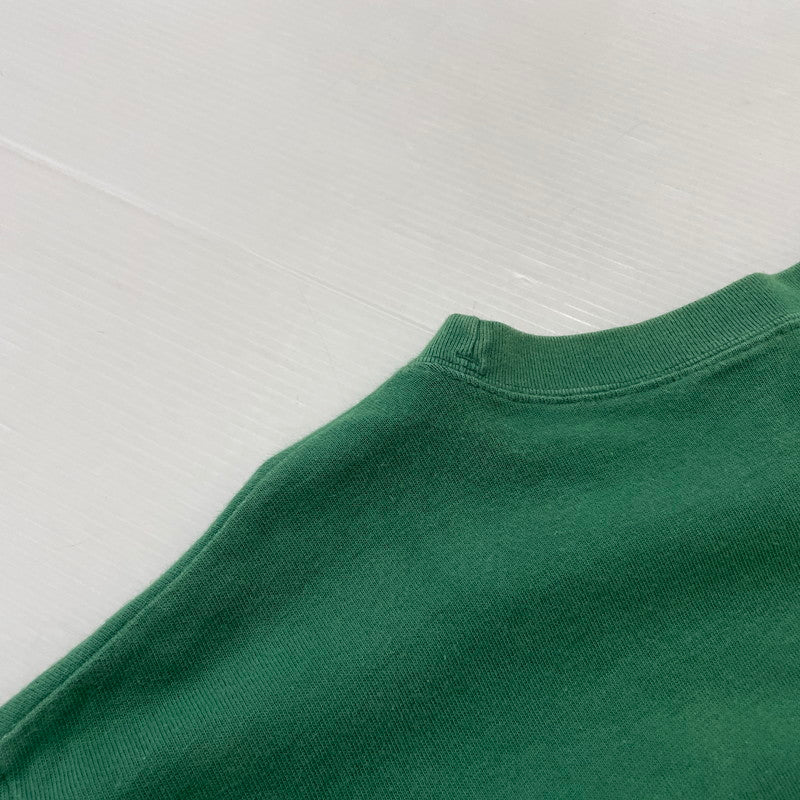 【中古品】【メンズ】 Champion チャンピオン 90's LOGO L/S SHIRT 90年代 ロゴ ロングスリーブ シャツ 長袖 トップス 青タグ 145-251229-yo-02-fuz サイズ：L カラー：グリーン 万代Net店