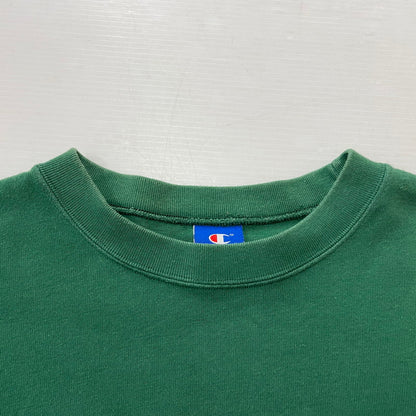 【中古品】【メンズ】 Champion チャンピオン 90's LOGO L/S SHIRT 90年代 ロゴ ロングスリーブ シャツ 長袖 トップス 青タグ 145-251229-yo-02-fuz サイズ：L カラー：グリーン 万代Net店
