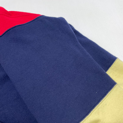 【中古品】【メンズ】 POLO by RALPH LAUREN ポロ バイ ラルフローレン 90’s BORDER SWEAT 90年代 ボーダー スウェット 長袖 トップス トレーナー 147-260828-yo-16-teih サイズ：L カラー：マルチ 万代Net店