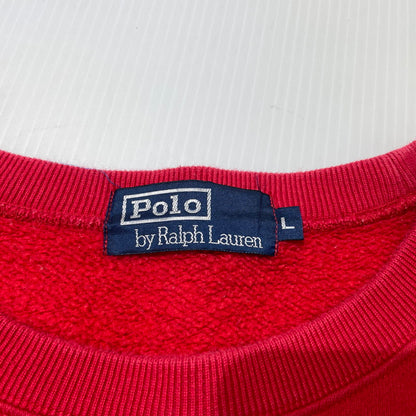 【中古品】【メンズ】 POLO by RALPH LAUREN ポロ バイ ラルフローレン 90’s BORDER SWEAT 90年代 ボーダー スウェット 長袖 トップス トレーナー 147-260828-yo-16-teih サイズ：L カラー：マルチ 万代Net店