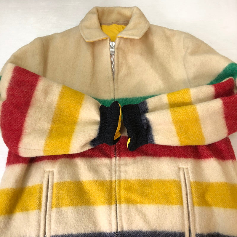 【現状渡し品】【メンズ】 UNKOWN USED 60’s BLANKET JACKET VINTAGE 60年代 ブランケット ジャケット ヴィンテージ アウター 145-251006-ks-13-tei サイズ：表記サイズ無し カラー：アイボリー 万代Net店