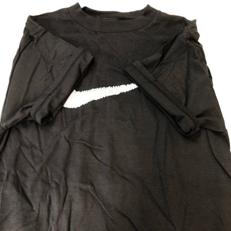【中古品】【メンズ】 NIKE ナイキ 90’s BIG SWOOSH S/S TEE 90年代 ビッグ スウッシュ ショートスリーブ Tシャツ 半袖 トップス USA製 148-251006-ks-26-tei サイズ：L カラー：ブラック 万代Net店