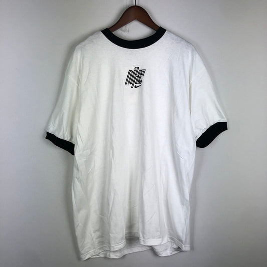【中古品】【メンズ】 NIKE ナイキ 90’s S/S TEE 90年代 ショートスリーブ Tシャツ 半袖 トップス USA製 148-251006-ks-23-tei サイズ：L カラー：ホワイト 万代Net店