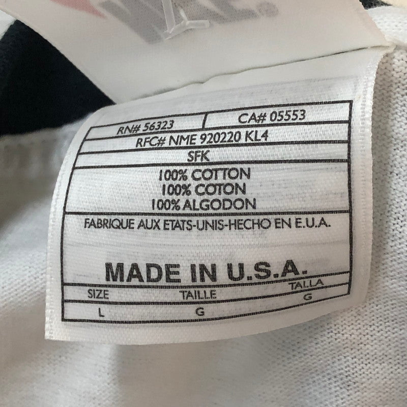 【中古品】【メンズ】 90’s S/S TEE 90年代 ショートスリーブ Tシャツ 半袖 トップス USA製 148-251006-ks-23-fuzh サイズ：L カラー：ホワイト 万代Net店