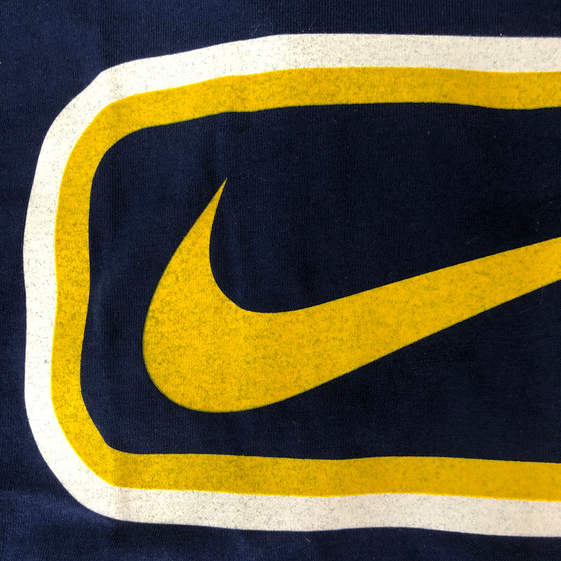 【中古品】【メンズ】 NIKE ナイキ S/S LOGO PRINT TEE 670452 ショートスリーブ ロゴ プリント Tシャツ 半袖 トップス 148-251006-ks-25-tei サイズ：L カラー：ネイビー 万代Net店
