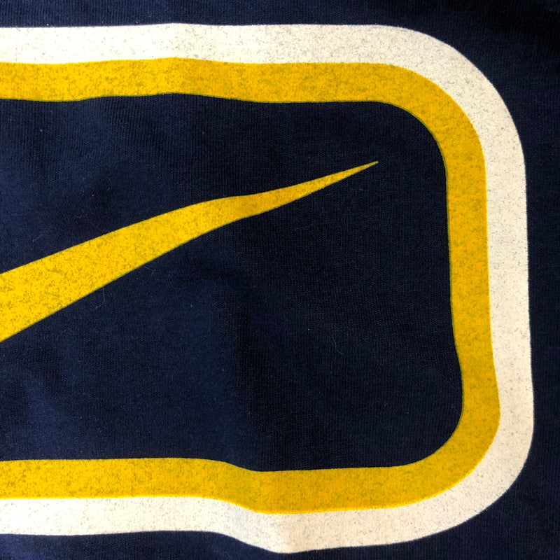 【中古品】【メンズ】 NIKE ナイキ S/S LOGO PRINT TEE 670452 ショートスリーブ ロゴ プリント Tシャツ 半袖 トップス 148-251006-ks-25-tei サイズ：L カラー：ネイビー 万代Net店