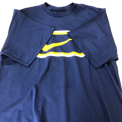 【中古品】【メンズ】 NIKE ナイキ S/S LOGO PRINT TEE 670452 ショートスリーブ ロゴ プリント Tシャツ 半袖 トップス 148-251006-ks-25-tei サイズ：L カラー：ネイビー 万代Net店