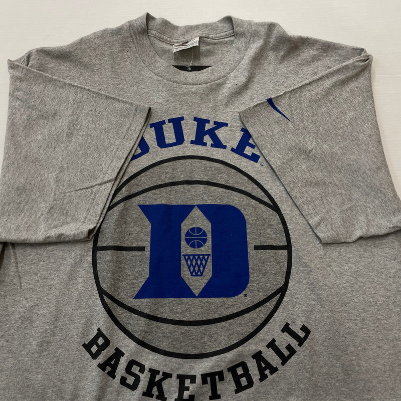 【中古品】【メンズ】 NIKE ナイキ 90's DUKE BASKETBALL TEE 90年代 デューク バスケットボール Tシャツ 半袖 トップス 148-260720-sa-11-tei サイズ：L カラー：グレー 万代Net店