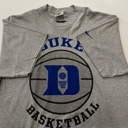 【中古品】【メンズ】 NIKE ナイキ 90's DUKE BASKETBALL TEE 90年代 デューク バスケットボール Tシャツ 半袖 トップス 148-260720-sa-11-tei サイズ：L カラー：グレー 万代Net店