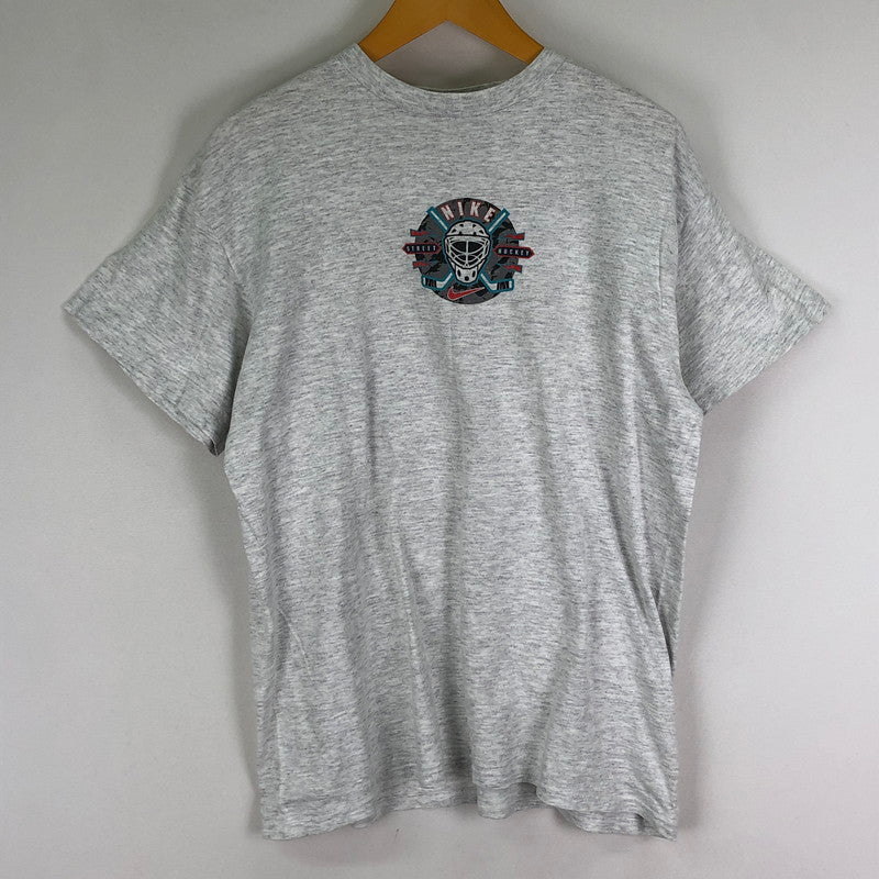 【中古品】【メンズ】 NIKE ナイキ 90’s STREET HOCKEY S/S TEE 90年代 ストリート ホッケー ショートスリーブ Tシャツ トップス 半袖 148-251127-ts-30-tei サイズ：XL カラー：グレー 万代Net店