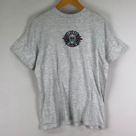 【中古品】【メンズ】 NIKE ナイキ 90’s STREET HOCKEY S/S TEE 90年代 ストリート ホッケー ショートスリーブ Tシャツ トップス 半袖 148-251127-ts-30-tei サイズ：XL カラー：グレー 万代Net店