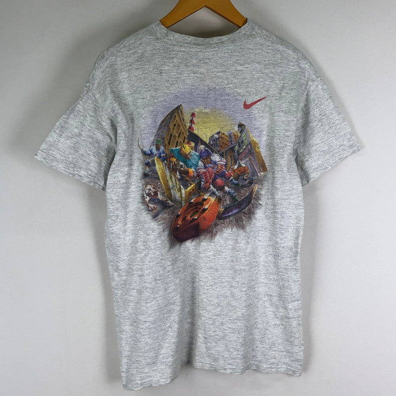 【中古品】【メンズ】 NIKE ナイキ 90’s STREET HOCKEY S/S TEE 90年代 ストリート ホッケー ショートスリーブ Tシャツ トップス 半袖 148-251127-ts-30-tei サイズ：XL カラー：グレー 万代Net店