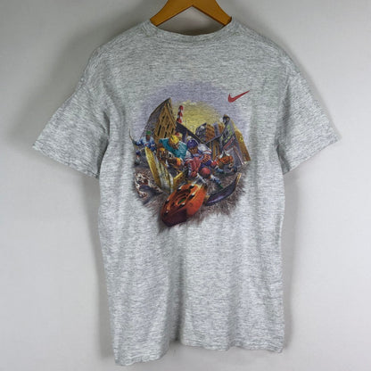 【中古品】【メンズ】 NIKE ナイキ 90’s STREET HOCKEY S/S TEE 90年代 ストリート ホッケー ショートスリーブ Tシャツ トップス 半袖 148-251127-ts-30-tei サイズ：XL カラー：グレー 万代Net店
