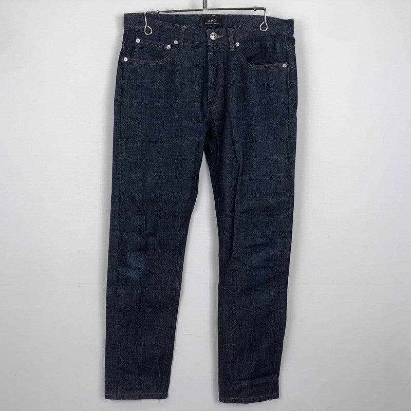 【中古美品】【メンズ】 A.P.C. アーペーセー PETIT NEW STANDARD DENIM 0519 プチ ニュー スタンダード デニム ボトムス ジーンズ 152-251120-yy-21-tei サイズ：31 カラー：インディゴ 万代Net店