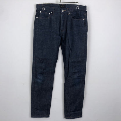 【中古美品】【メンズ】 A.P.C. アーペーセー PETIT NEW STANDARD DENIM 0519 プチ ニュー スタンダード デニム ボトムス ジーンズ 152-251120-yy-21-tei サイズ：31 カラー：インディゴ 万代Net店