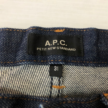 【中古美品】【メンズ】 A.P.C. アーペーセー PETIT NEW STANDARD DENIM 0519 プチ ニュー スタンダード デニム ボトムス ジーンズ 152-251120-yy-21-tei サイズ：31 カラー：インディゴ 万代Net店