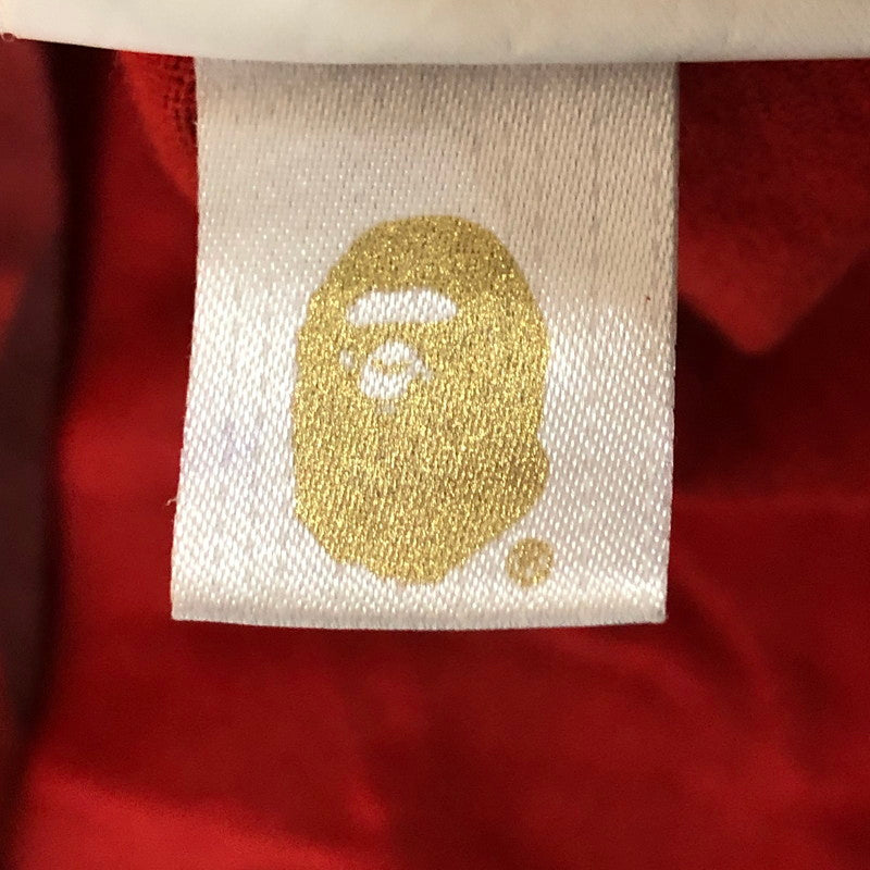 【中古品】【メンズ】 A BATHING APE アベイシングエイプ COLOR CAMO BUSY SHARK L/S TEE 001LTI301007M カラーカモ ビジーシャーク ロングスリーブ Tシャツ 半袖 トップス 142-251126-ks-12-tei サイズ：XL カラー：レッド 万代Net店