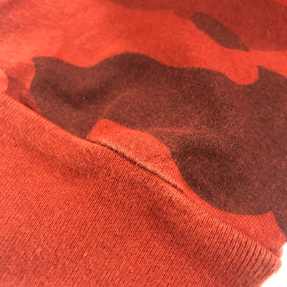【中古品】【メンズ】 A BATHING APE アベイシングエイプ COLOR CAMO BUSY SHARK L/S TEE 001LTI301007M カラーカモ ビジーシャーク ロングスリーブ Tシャツ 半袖 トップス 142-251126-ks-12-tei サイズ：XL カラー：レッド 万代Net店