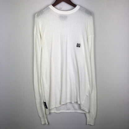 【中古品】【メンズ】 DENHAM デンハム × WIND AND SEA ウィンダンシー 別注 コラボ BOUCLET PILE L/S TEE WDS-C-DHM-25-Q4-08 ブークレー ロングスリーブ 長袖Tシャツ 142-251007-yo-05-fuz サイズ：S カラー：ホワイト 万代Net店