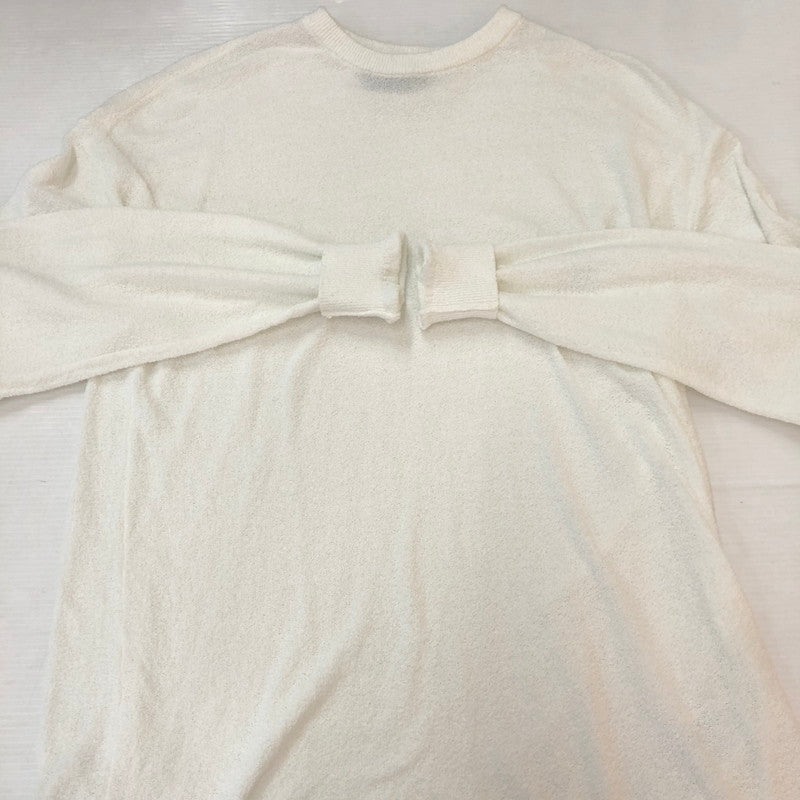 【中古品】【メンズ】 DENHAM デンハム × WIND AND SEA ウィンダンシー 別注 コラボ BOUCLET PILE L/S TEE WDS-C-DHM-25-Q4-08 ブークレー ロングスリーブ 長袖Tシャツ 142-251007-yo-05-fuz サイズ：S カラー：ホワイト 万代Net店