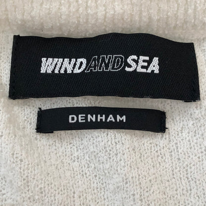 【中古品】【メンズ】 DENHAM デンハム × WIND AND SEA ウィンダンシー 別注 コラボ BOUCLET PILE L/S TEE WDS-C-DHM-25-Q4-08 ブークレー ロングスリーブ 長袖Tシャツ 142-251007-yo-05-fuz サイズ：S カラー：ホワイト 万代Net店
