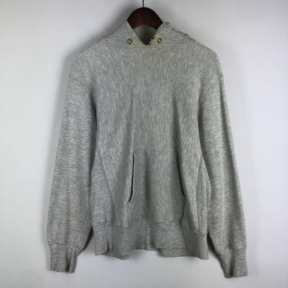 【現状渡し品】【メンズ】 Champion チャンピオン 80's　PULLOVER HOODIE TORIKO TAG VINTAGE 80年代 プルオーバーパーカー トップス トリコタグ 完全目無し ヴィンテージ 145-251012-ts-16-tei サイズ：M カラー：グレー 万代Net店