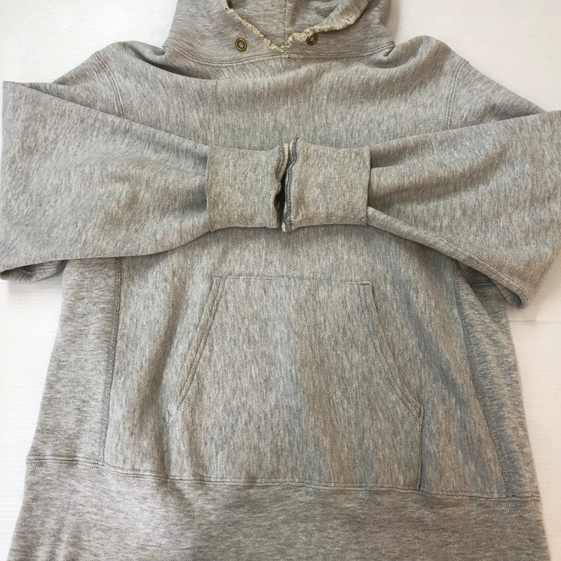 【現状渡し品】【メンズ】 Champion チャンピオン 80's　PULLOVER HOODIE TORIKO TAG VINTAGE 80年代 プルオーバーパーカー トップス トリコタグ 完全目無し ヴィンテージ 145-251012-ts-16-tei サイズ：M カラー：グレー 万代Net店