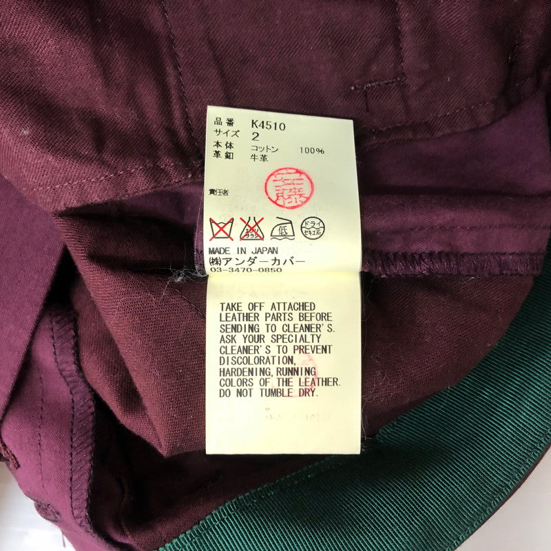 【中古品】【メンズ】 UNDERCOVERISM アンダーカバーイズム DUMP JODHPURS PANTS K4510 ダンプ ジョッパーズ パンツ ボトムス 151-251120-yy-19-tei サイズ：2 カラー：ボルドー 万代Net店