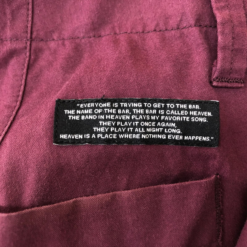 【中古品】【メンズ】 UNDERCOVERISM アンダーカバーイズム DUMP JODHPURS PANTS K4510 ダンプ ジョッパーズ パンツ ボトムス 151-251120-yy-19-tei サイズ：2 カラー：ボルドー 万代Net店
