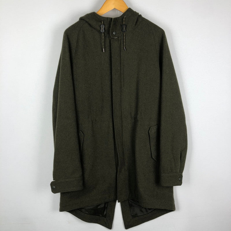 【中古品】【メンズ】 WHITE MOUNTAINEERING ホワイトマウンテニアリング WOOL MELTON MODS COAT　WR1273202 ウール　メルトン　モッズ　コート　アウター 144-251012-ts-09-tei サイズ：2 カラー：カーキ 万代Net店