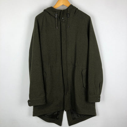 【中古品】【メンズ】 WHITE MOUNTAINEERING ホワイトマウンテニアリング WOOL MELTON MODS COAT　WR1273202 ウール　メルトン　モッズ　コート　アウター 144-251012-ts-09-tei サイズ：2 カラー：カーキ 万代Net店