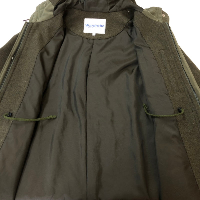 【中古品】【メンズ】 WHITE MOUNTAINEERING ホワイトマウンテニアリング WOOL MELTON MODS COAT　WR1273202 ウール　メルトン　モッズ　コート　アウター 144-251012-ts-09-tei サイズ：2 カラー：カーキ 万代Net店