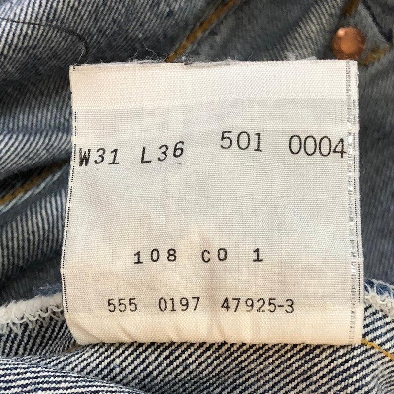 【中古品】【メンズ】 Levi's リーバイス 501XX BIG-E BUTTON FLY DENIM PANTS 501-0004 ビッグイー ボタンフライ デニム パンツ ボトムス ジーンズ 97年製 バレンシア復刻 156-251009-ks-27-tei サイズ：31 カラー：インディゴ 万代Net店