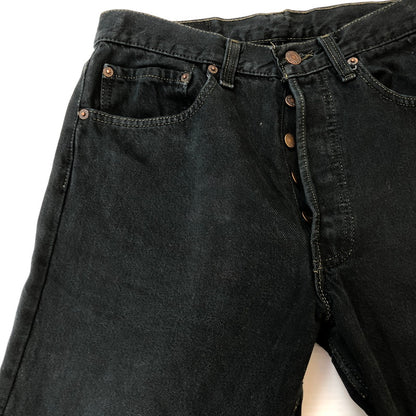 【中古品】【メンズ】 Levi's リーバイス 501 BUTTON FLY DENIM PANTS 501-0658 ボタンフライ デニム パンツ ボトムス ジーンズ 93年製 USA製 先染め 156-251009-ks-30-fuz サイズ：31 カラー：ブラック 万代Net店