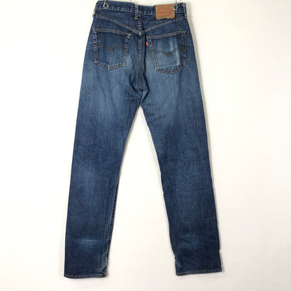 【現状渡し品】【メンズ】 LEVI'S VINTAGE CLOTHING リーバイスビンテージクロージング 90's 551ZXX DENIM PNATS 90年代 551ZXX デニムパンツ ボトムス ジーンズ 日本製 ボタン裏 刻印J09 156-251118-ts-23-tei サイズ：w31 カラー：インディゴ 万代Net店