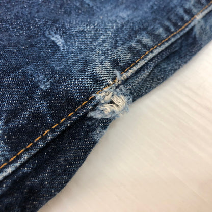 【現状渡し品】【メンズ】 LEVI'S VINTAGE CLOTHING リーバイスビンテージクロージング 90's 551ZXX DENIM PNATS 90年代 551ZXX デニムパンツ ボトムス ジーンズ 日本製 ボタン裏 刻印J09 156-251118-ts-23-tei サイズ：w31 カラー：インディゴ 万代Net店