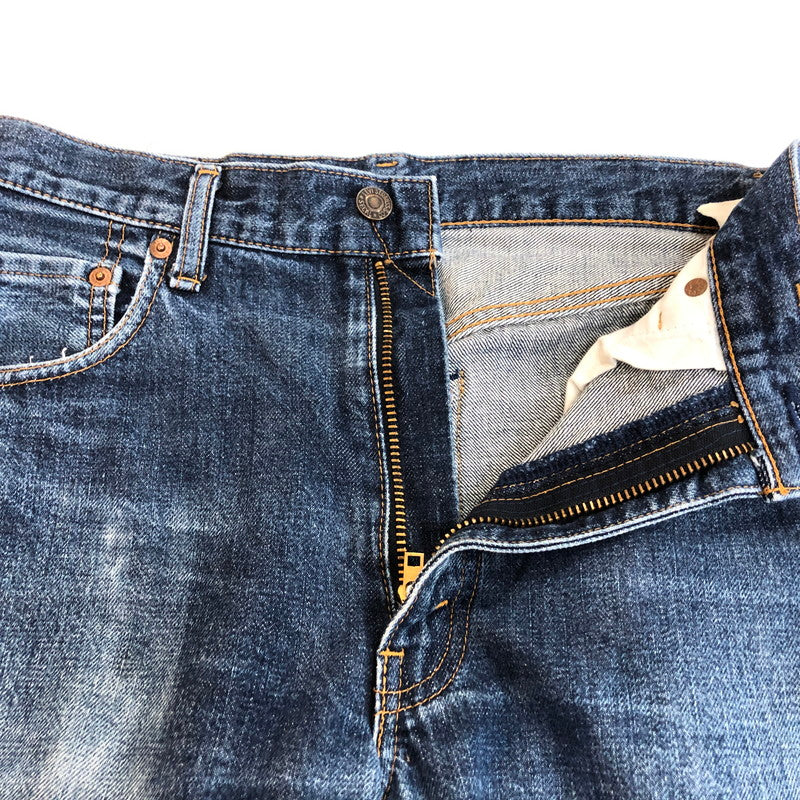 【現状渡し品】【メンズ】 LEVI'S VINTAGE CLOTHING リーバイスビンテージクロージング 90's 551ZXX DENIM PNATS 90年代 551ZXX デニムパンツ ボトムス ジーンズ 日本製 ボタン裏 刻印J09 156-251118-ts-23-tei サイズ：w31 カラー：インディゴ 万代Net店